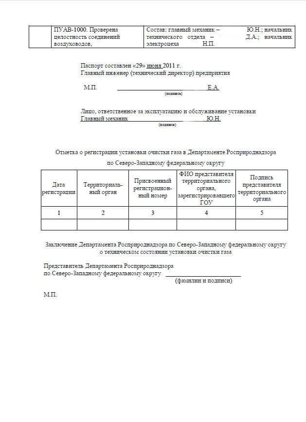 Нужен паспорт отхода 1-4 класса по новой форме?