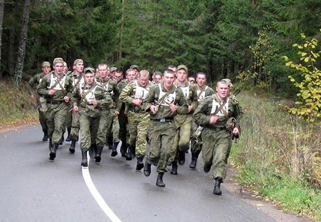 Бег в военно-десантных войсках